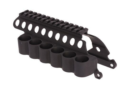 Mesa Tactical Sureshell Aluminum Side Saddle and Rail for Remington 870